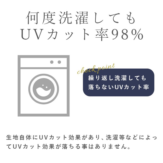 紫外線遮蔽率98%以上！日本製UVロングカーディガン | 芦屋ロサブラン