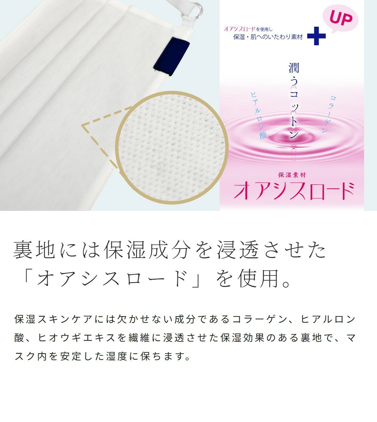 フェイスマスク(Mサイズ) 保湿タイプ | 芦屋ロサブラン