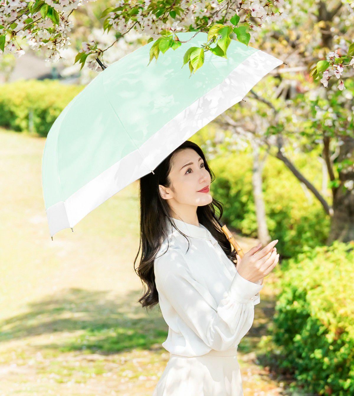 芦屋ロサブラン　日傘　ラージ　60cm 2段ラージ | 折りたたみ日傘 (60cm) | 芦屋ロサブラン