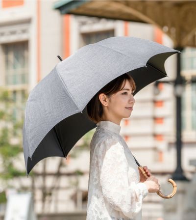 ロサブラン 日傘 完全遮光 長傘 uv 晴雨兼用 遮熱 軽量 涼しい