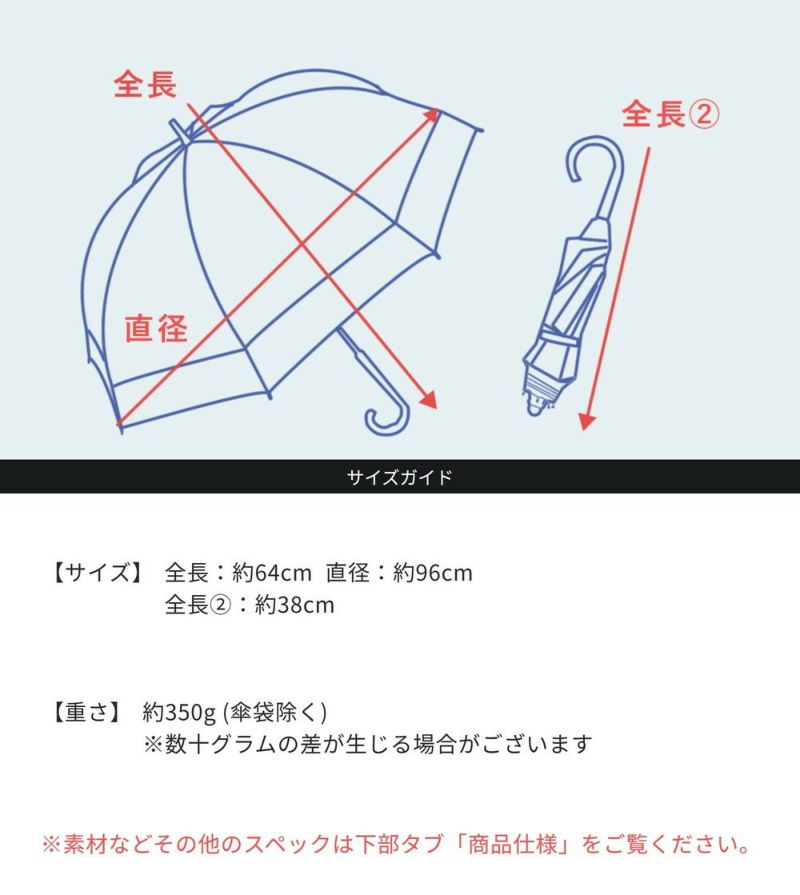 芦屋ロサブラン 2段折りたたみ ミドル 55cm コンビ 曲がり手元 ネイビー-