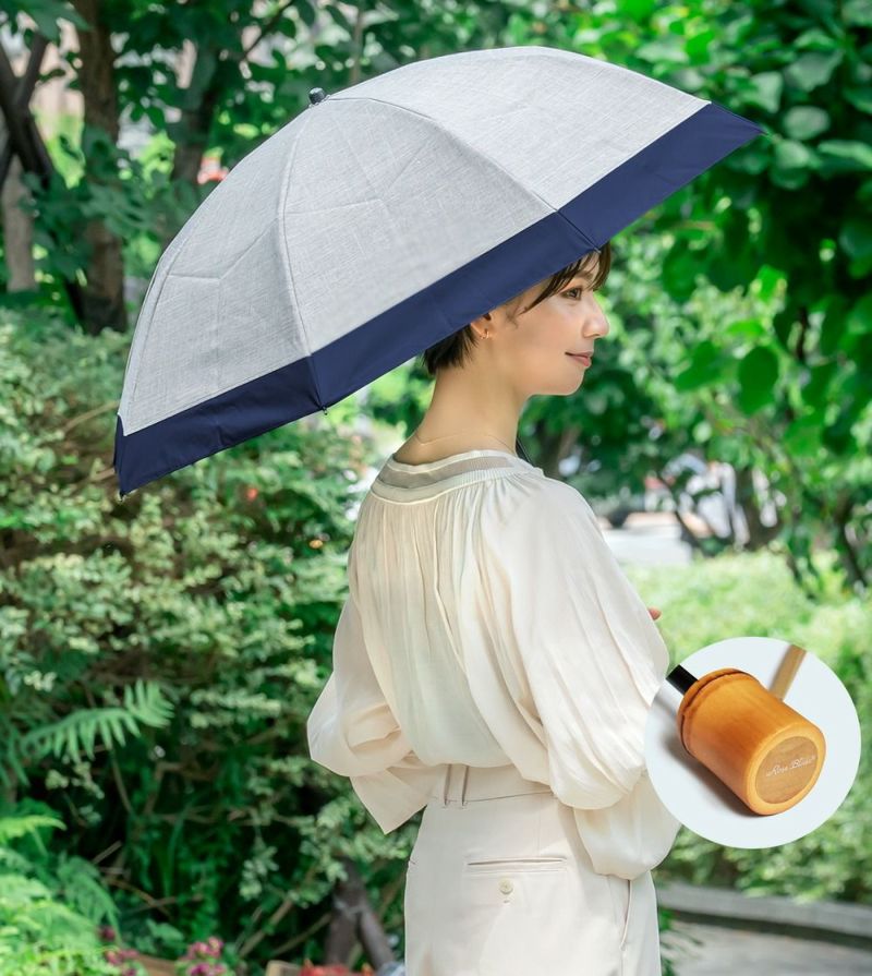 kate spade ケイトスペード 長傘 雨傘 ボーダー 黒白