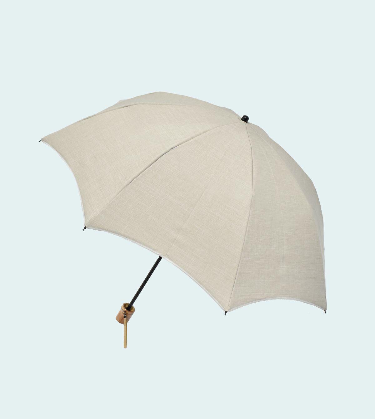 芦屋ロサブラン　ダンガリーベージュ ロサブラン 日傘 レディース 折りたたみ 完全遮光 晴雨兼用 軽量