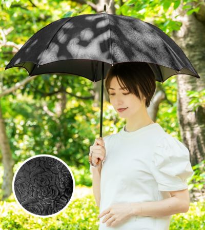 みるく!お値下げ!芦屋ロサブラン 日傘ショート ショート ローズ | 芦屋ロサブラン