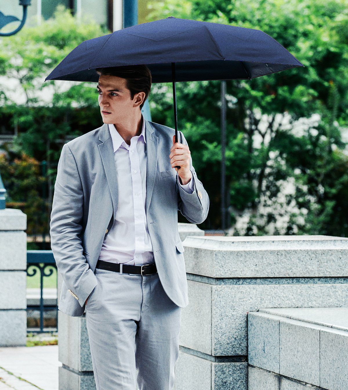 芦屋ロサブランVELLO 折りたたみ傘 自動開閉 グレージュ 14pl-003 芦屋ロサブランVELLO 折りたたみ傘 自動開閉 グレージュ 14pl-003 自動